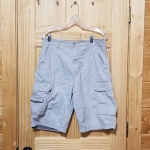 Mens Airwalk Brand Cargo Shorts Size 32 Light Tan